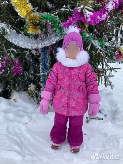 Костюм зимний gusti 98 для девочки