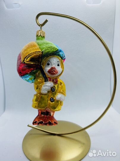 Елочная игрушка. Уточка. Польша. Bilinski