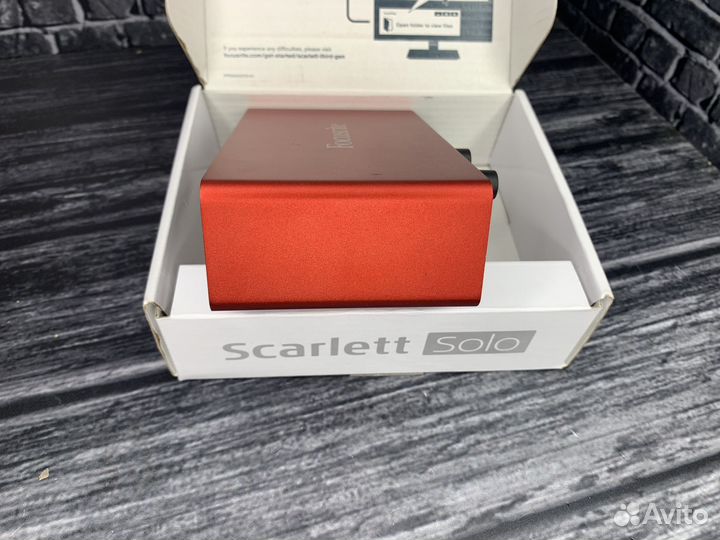 Focusrite scarlett solo 3rd gen