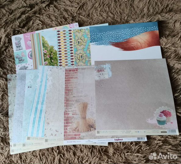 Бумага для скрапбукинга 30х30