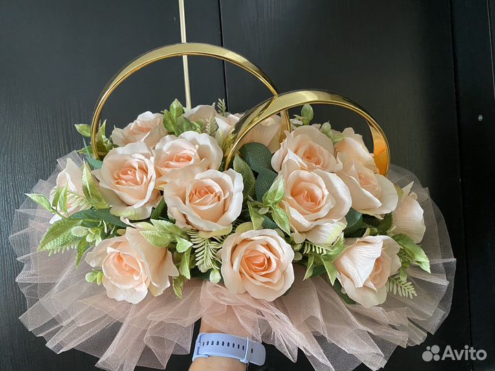 Кольца свадебные на машину