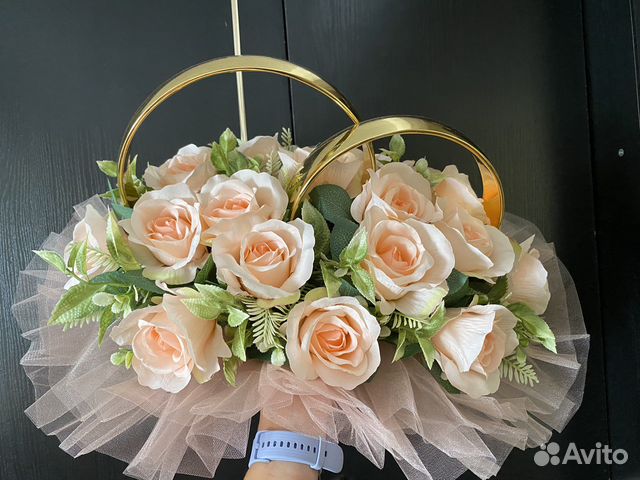 Кольца свадебные на машину