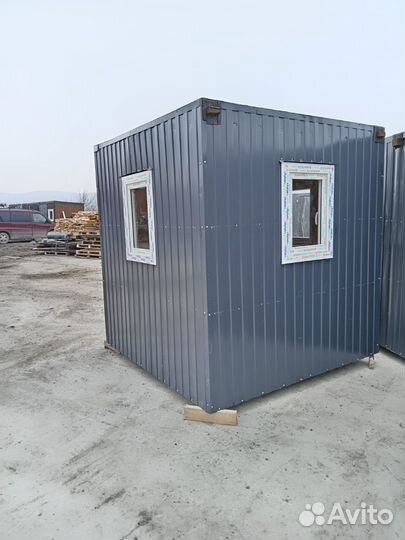 Модульные здания: бытовка с умывальниками