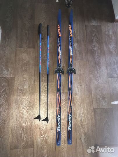 Лыжи детские + ботинки