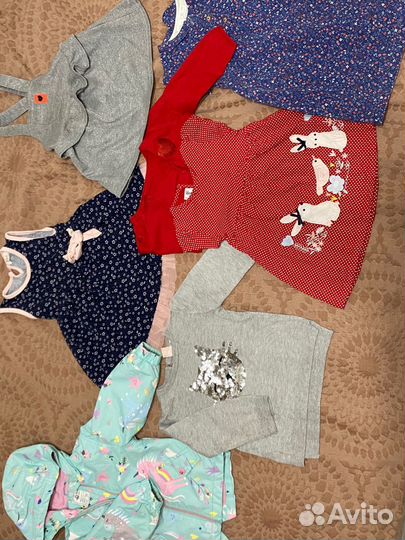 Одежда для девочки пакетом 80 86