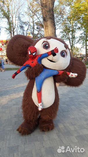 Чебурашка аниматор хлопушки моментальное фото