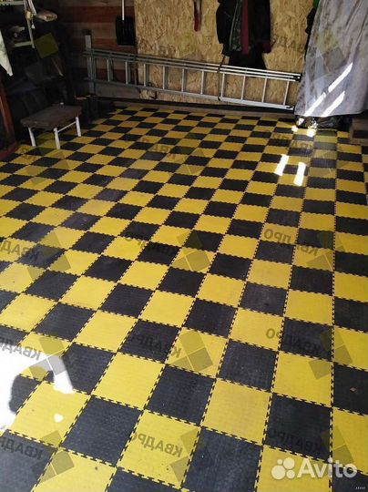 Модульная плитка для гаража