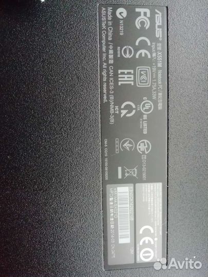 Ноутбук asus Х551М