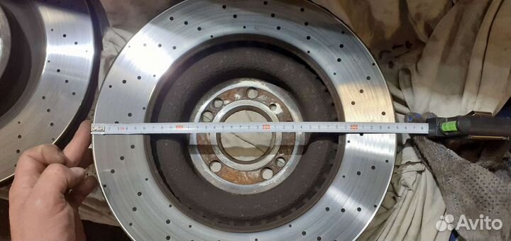 Тормозной диск мерседес ML166 GLE префорированные