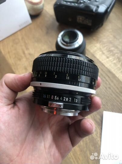 Объектив nikon 55mm 1.2 nikkor 1:1.2