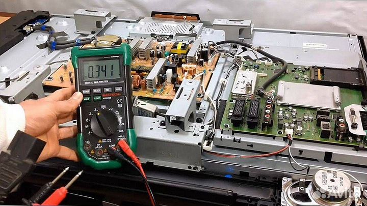 Ремонт телевизоров, мониторов. Гарантия на работы