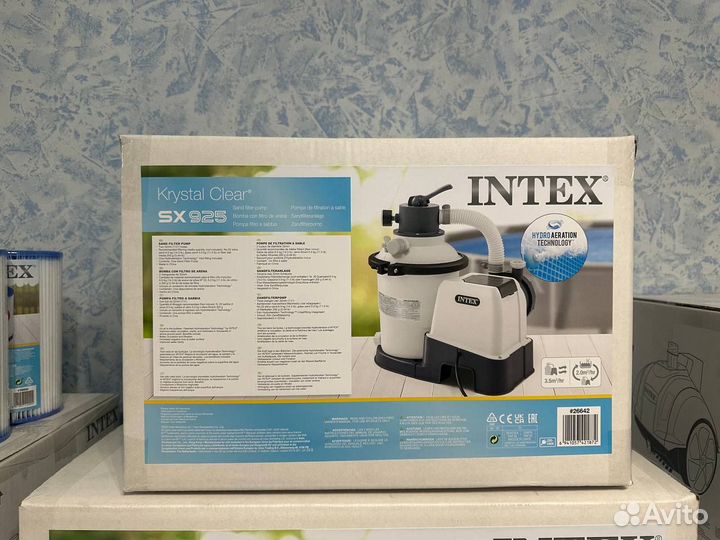Песочный фильтр-насос для бассейна intex SX925