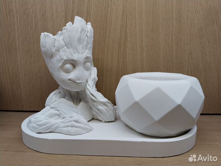 Кашпо ракушка большая, статуэтка Грут