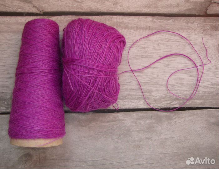Пряжа с мохером