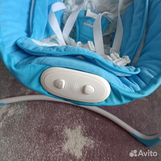 Детские электронные качели шезлонг