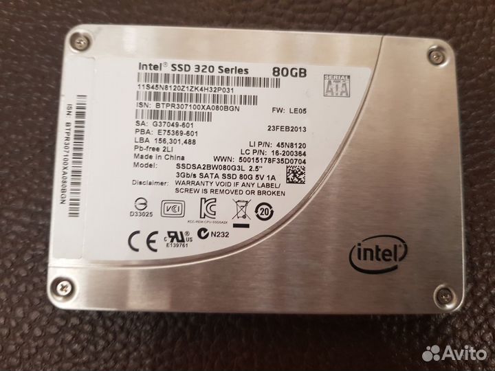 Intel ssd hot sale 320 series