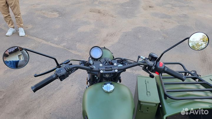 Мотоцикл с коляской groza defender 500 с птс