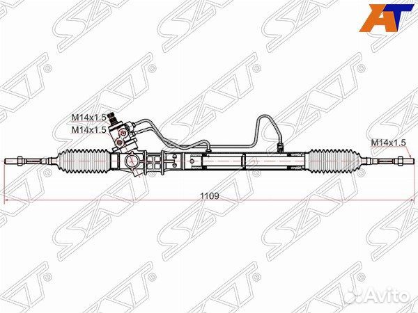 Рейка рулевая suzuki grand vitara