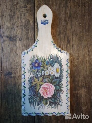 Доска разделочная рукописная ручной работы