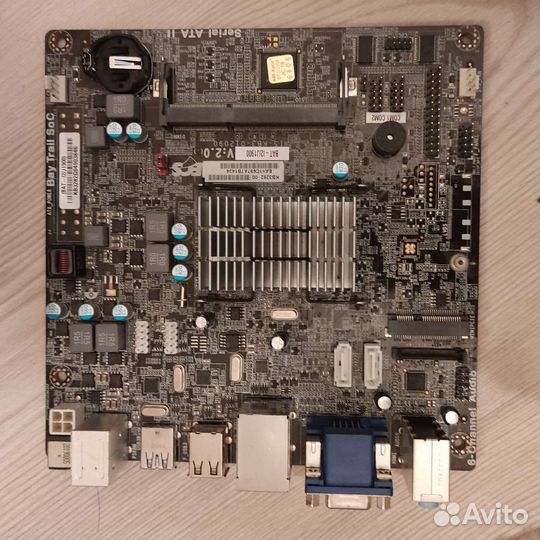 Материнская плата ECS itx с Celeron J1900