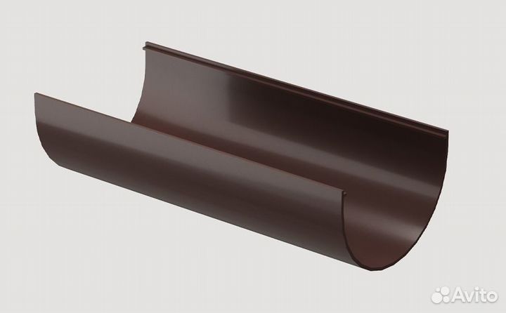 Желоб водосточный Docke standard 2 м, темно-коричневый