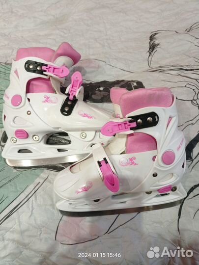 Коньки детские раздвижные 33 36