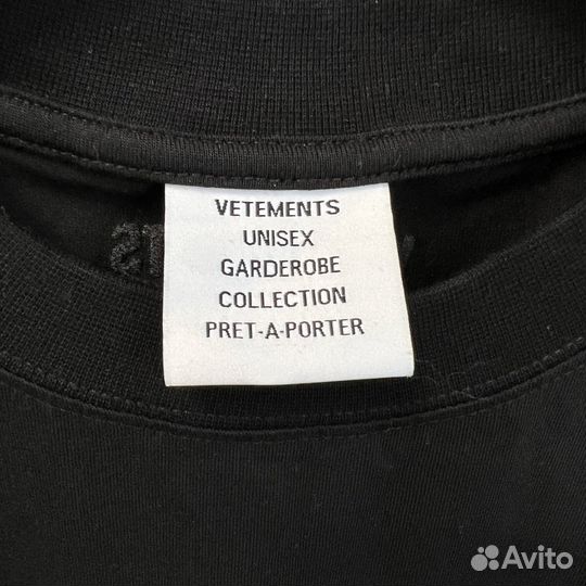 Vetements Human Rights Футболка XS