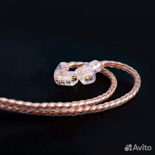 Кабель для IEM наушников с микрофоном 2pin(QDC)