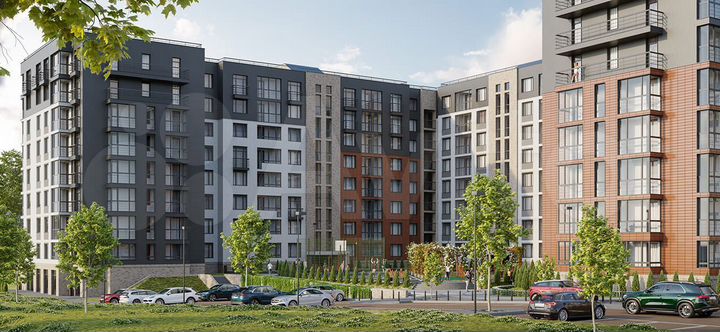 2-к. квартира, 64,8 м², 1/9 эт.