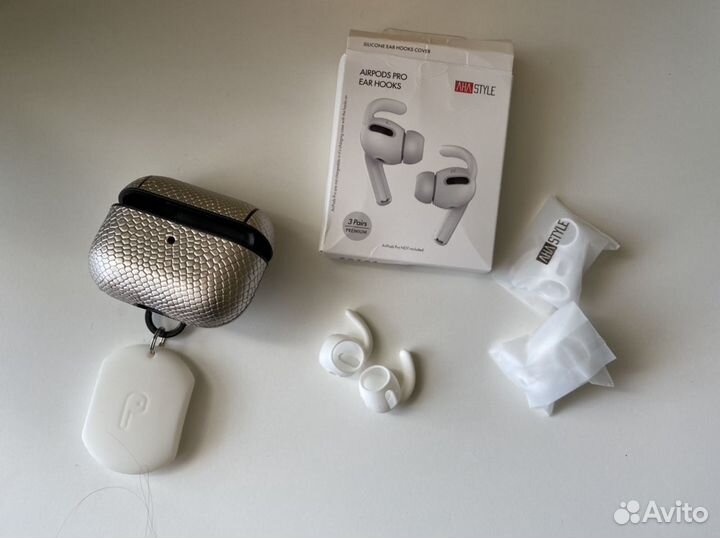 3 пары ушных крючков для AirPods Pro противоскольз