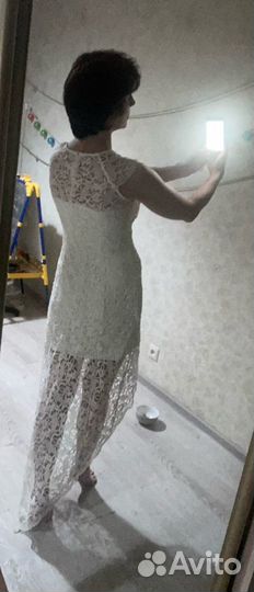 Выпускное платье со шлейфом