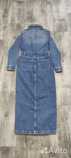 Джинсовое платье pull bear