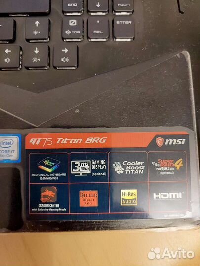 Игровой ноутбук msi 17 3