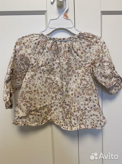 Рубашка для девочки next 80 размер 2 штуки