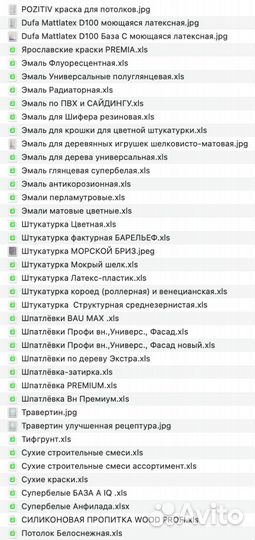 Рецептуры лкм, Бытовой / Авто Химии и другого