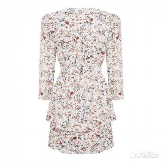 Платье с баской