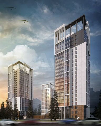 Квартира-студия, 96,4 м², 19/22 эт.