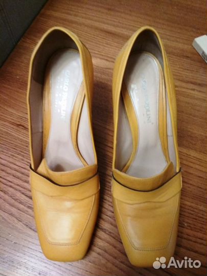 Туфли на каблуке Carlo Pazolini (желтые)