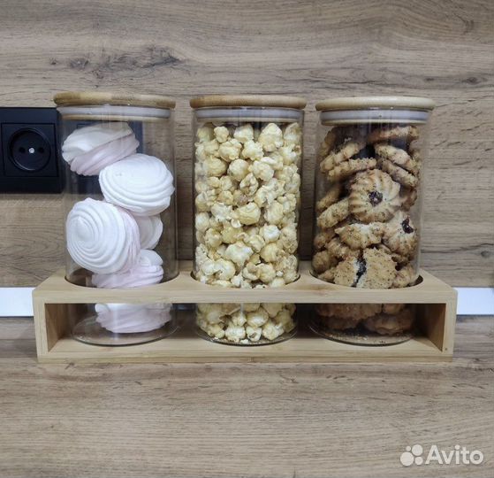 Банки для хранения сыпучих новые