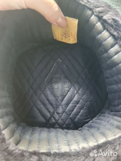 Уставная шапка натуральный мех