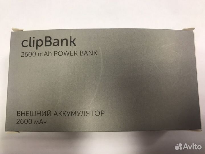 Внешний аккумулятор power bank clipBank