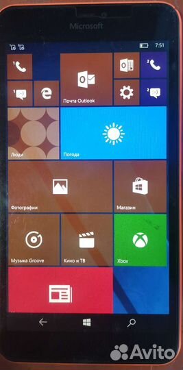 Телефон Microsoft lumia 640xl