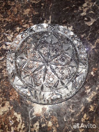 Хрустальные вазы, есть стекло, хрусталь пепельница