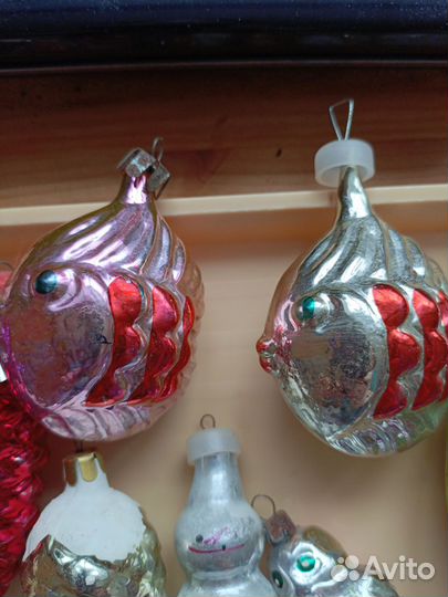 Елочные игрушки СССР пакетом