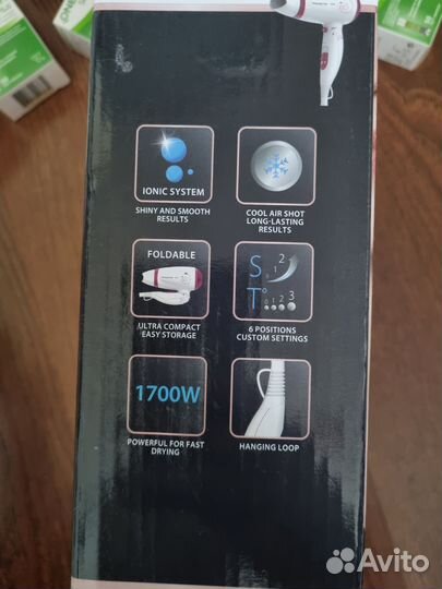 Фен rowenta новый дорожный, складной