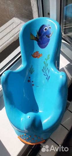 Горка для купания и круг на шею