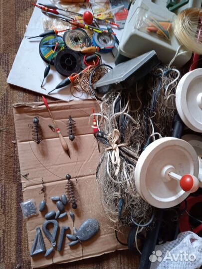 Рыболовные снасти. Цена за всё. Много предметов