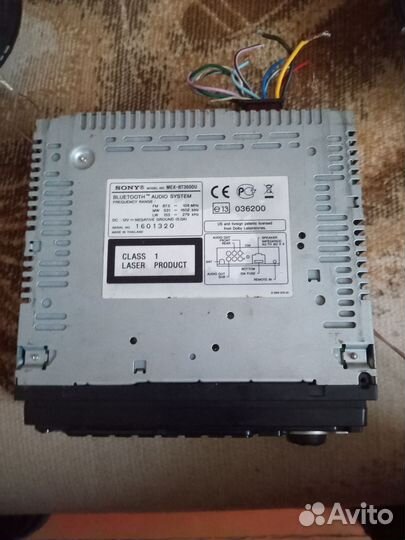 Магнитола sony MEX BT 3600U