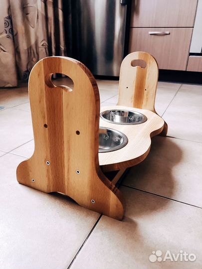 Подставка для собачьих мисок