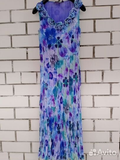 Платье плиссе 42 44 46